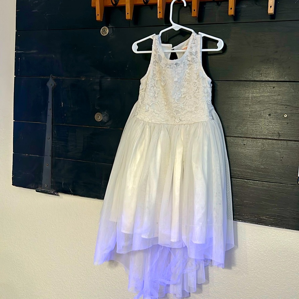 White formal dress